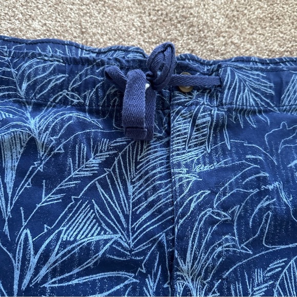 True Nation by DXL Navy Blue Tropical Palms Drawstring Shorts Men’s Size 54 - Picture 4 of 16